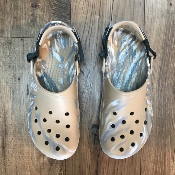 Crocs Men's Classic All-Terrain Marble Clogs Size 13 - Picture 3 of 12